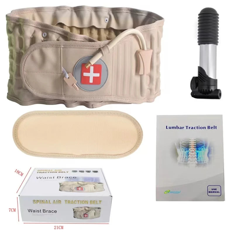 LombaFix™ — Ceinture de Décompression Lombaire à Traction Pneumatique | Anti Mal de Dos & Sciatique