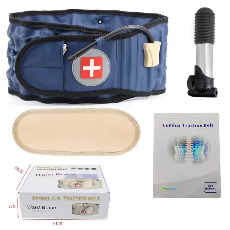 LombaFix™ — Ceinture de Décompression Lombaire à Traction Pneumatique | Anti Mal de Dos & Sciatique